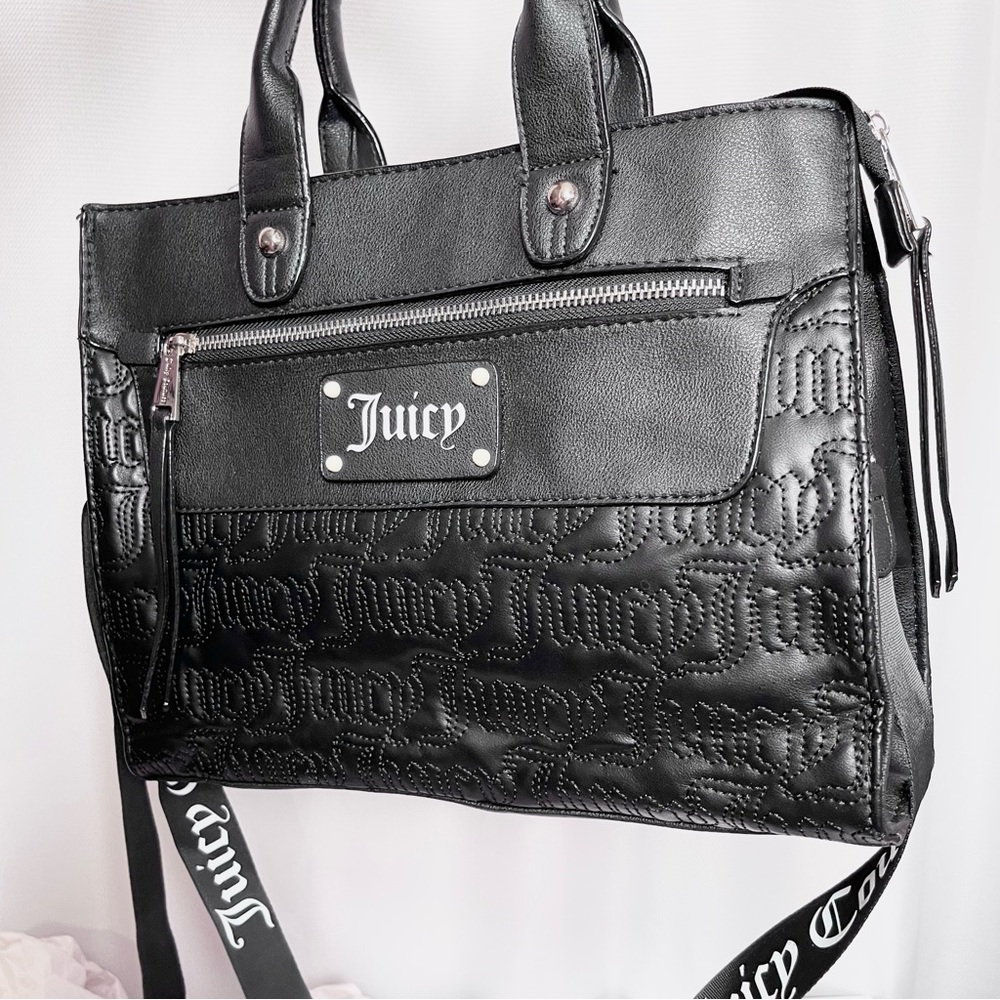 Juicy Couture Crossbody Handbag Large + Quilted Logo